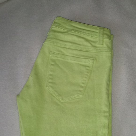 Wet Seal Neon Green Jeans - Picture 2 of 8